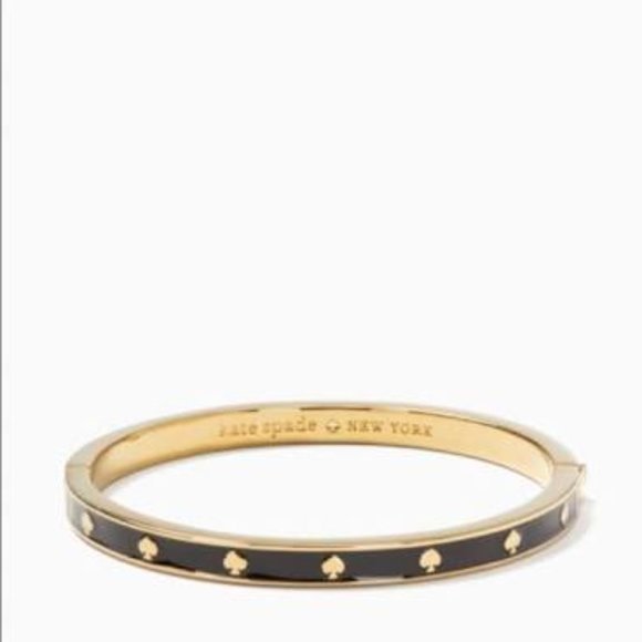 Kate Spade Jewelry - Kate Spade Spot the Spade Enamel Hinged Bracelet